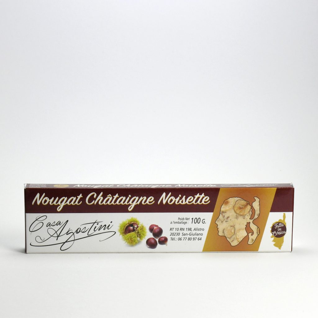 nougat châtaigne noisette