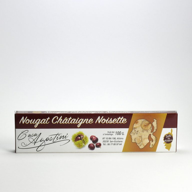 nougat châtaigne noisette