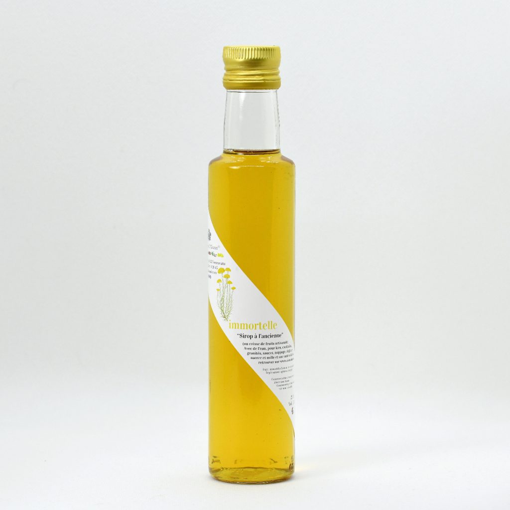 sirop d'immortelle