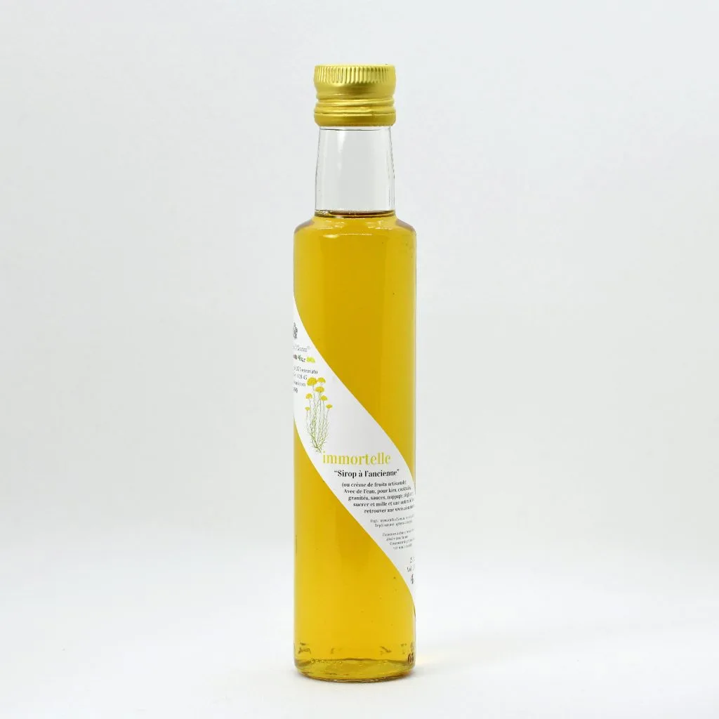 sirop d'immortelle