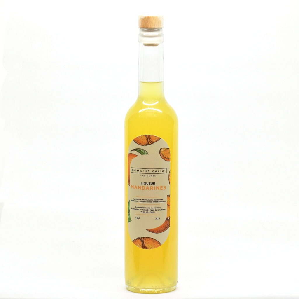 liqueur de mandarine du cap corse