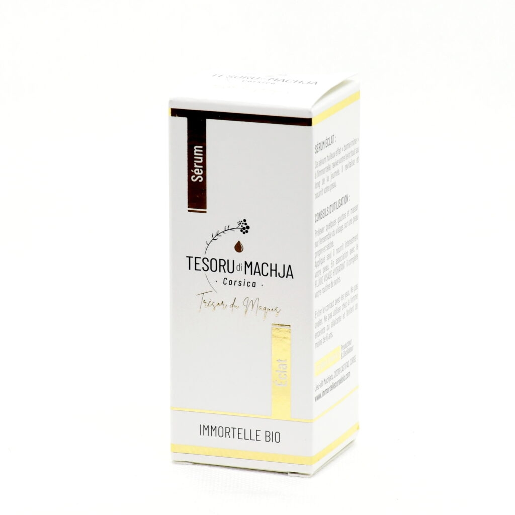 sérum d'immortelle bio