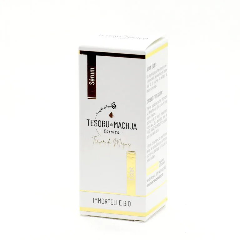 sérum d'immortelle bio