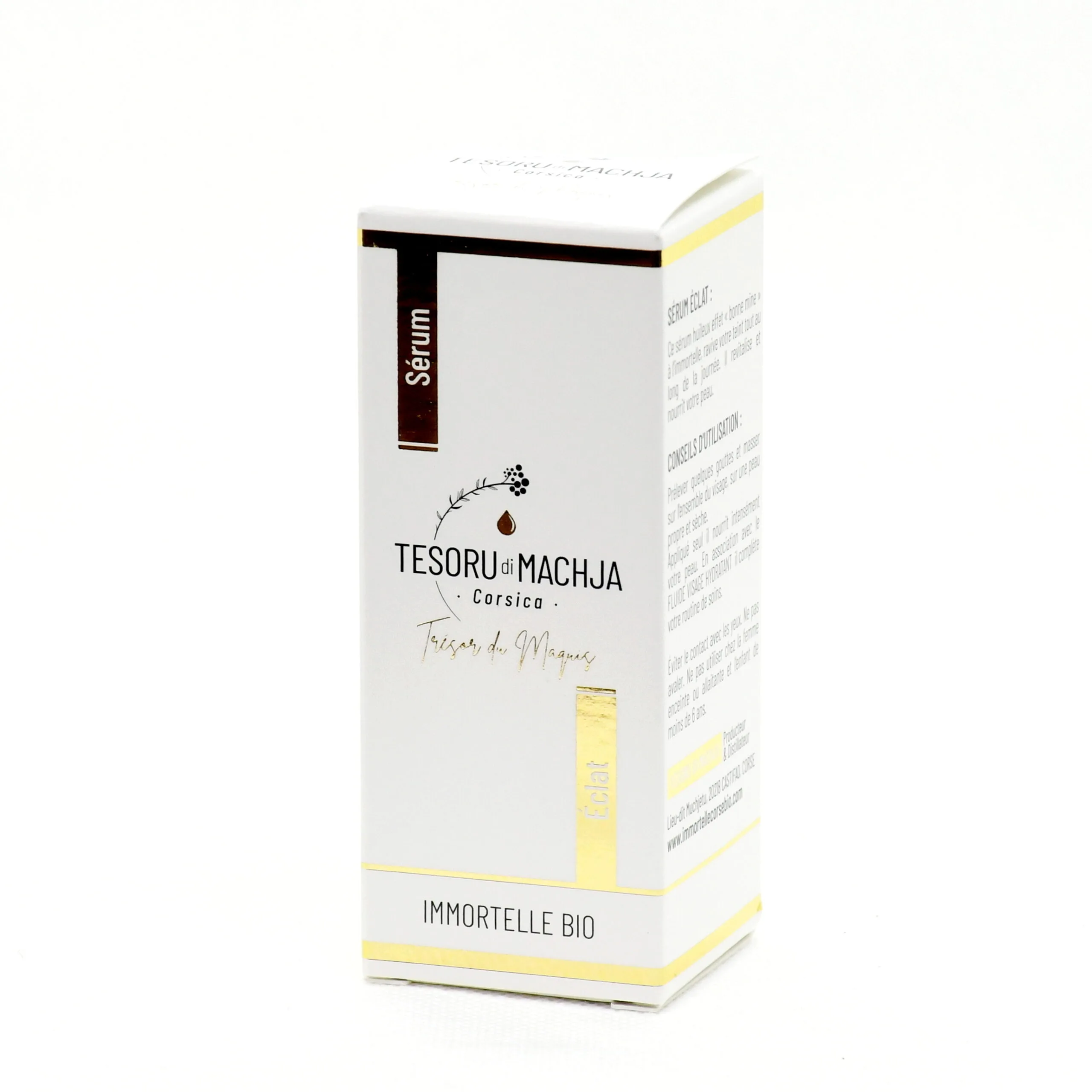 sérum d'immortelle bio
