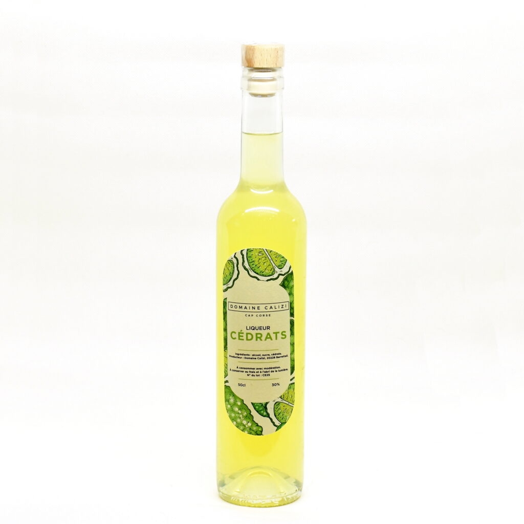 liqueur de cédrat du cap corse