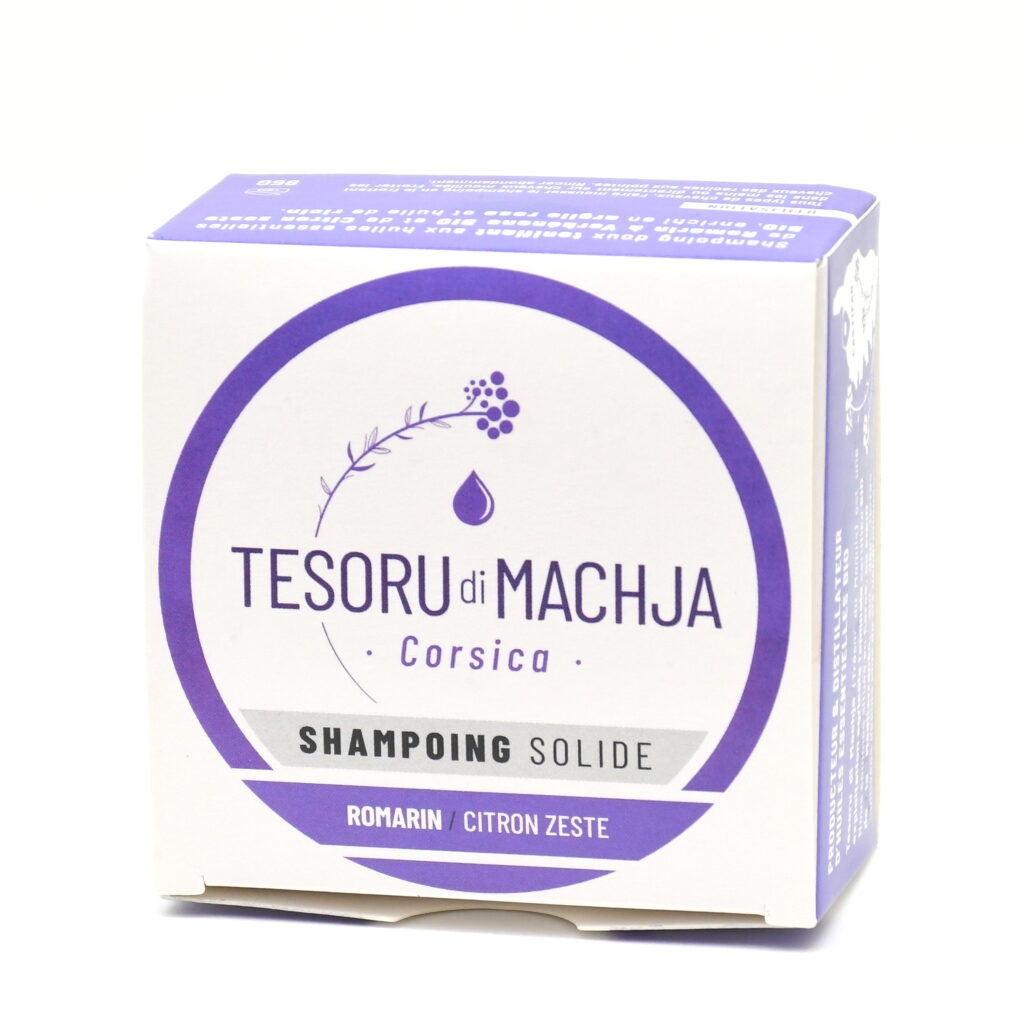 shampoing solide romarin citron zeste corse
