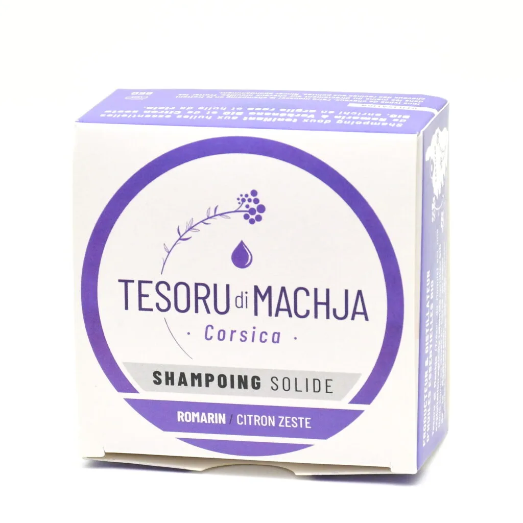 shampoing solide romarin citron zeste corse