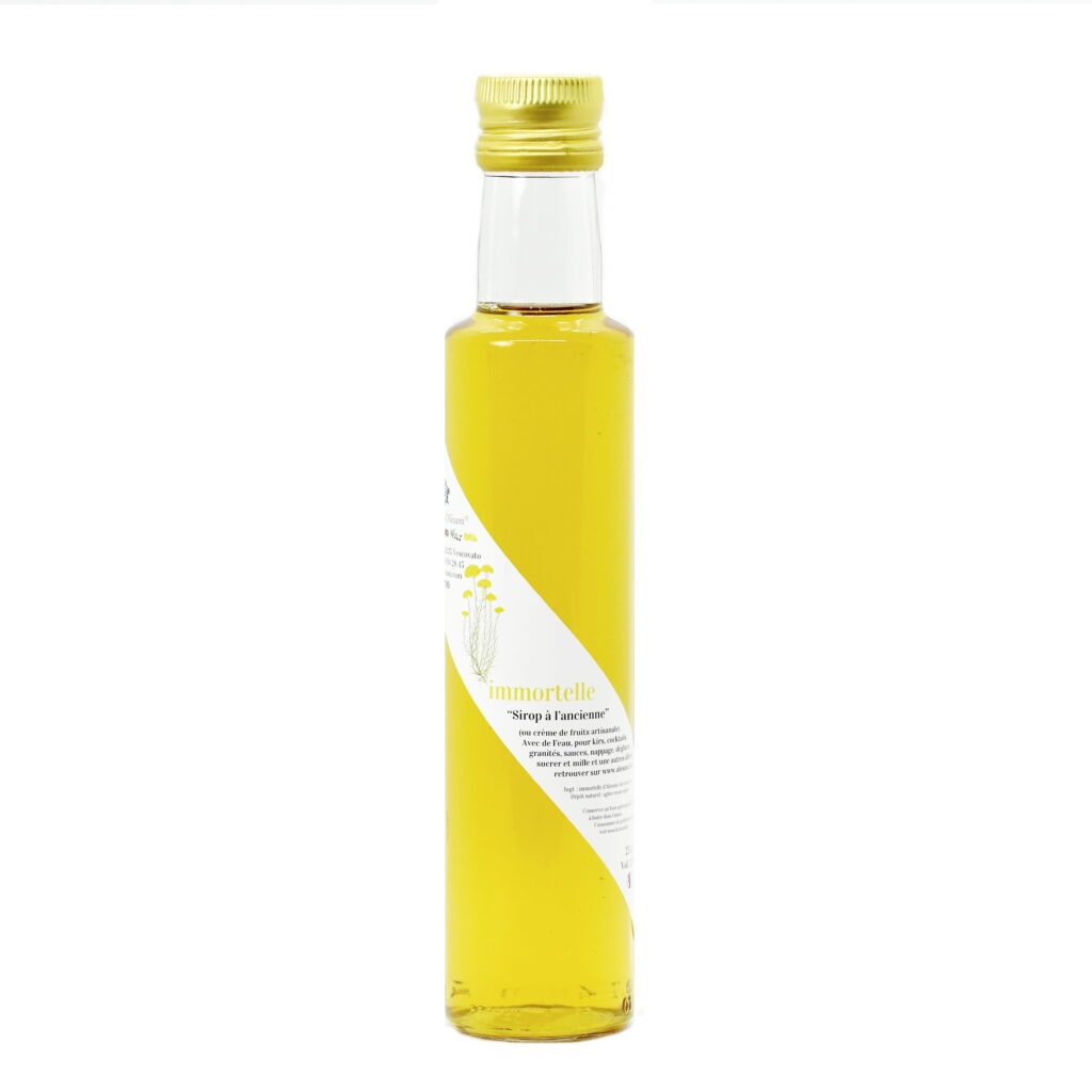 sirop d'immortelle